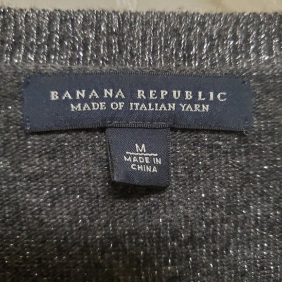 Banana Republic Dress Metallic Cashmere Wool Blend - Picture 2 of 15